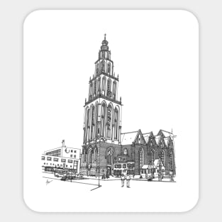 Groningen Netherlands Sticker